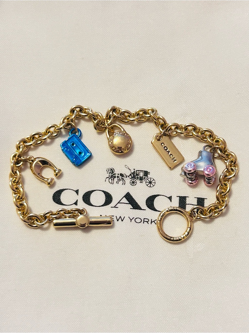 Coach Retro Charm Bracelet